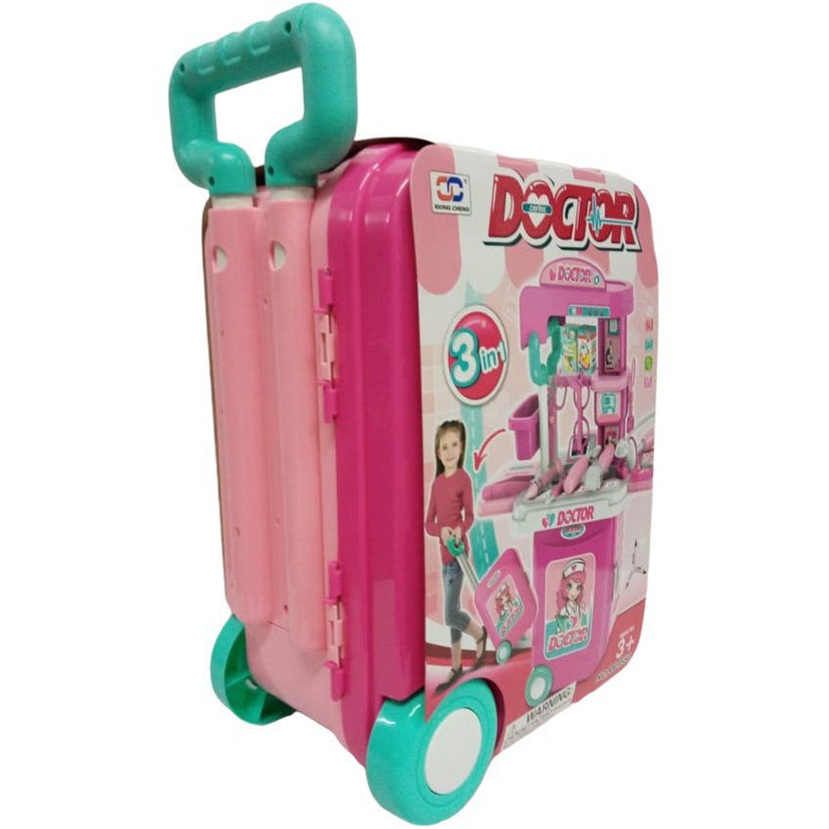 JUGUETERIA EXPRESS - Kit médico 3 en 1 juguete doctora niñas