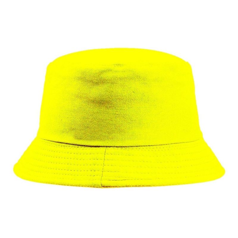 VELBROS - Gorro Pesquero Pescador Bucket Hat Sombrero Hombre Mujer Sol - Amarillo