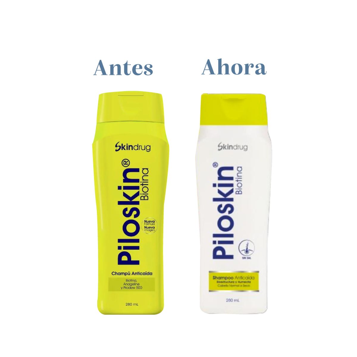 SKINDRUG - Piloskin Biotina ChampÃº AnticaÃ­da x 280ml  Skindrug PUM $ 223,9
