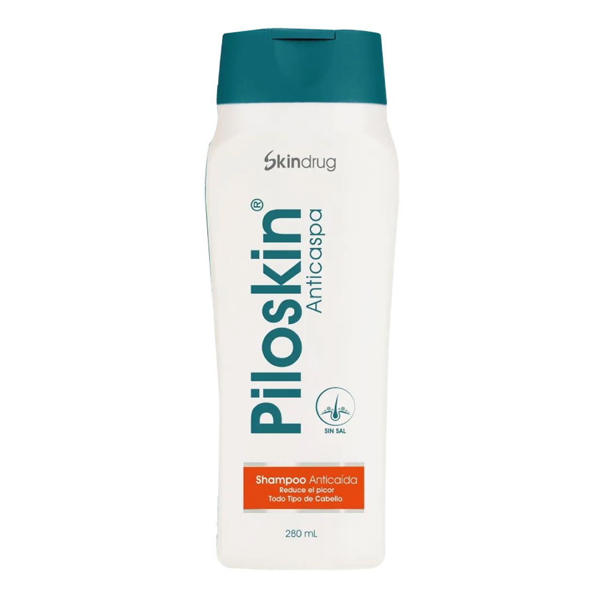 SKINDRUG - Piloskin ChampÃº Anticaspa y AnticaÃ­da x 280ml  Skindrug PUM $ 333,9