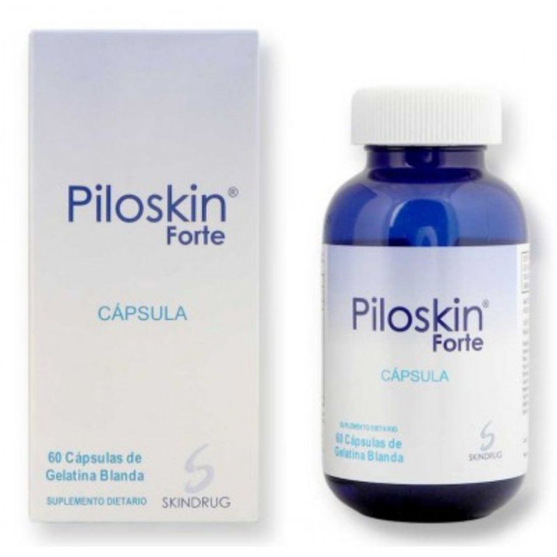 PILOSKIN - Piloskin Forte con Biotina x 60 cápsulas Skindrug PUM $2,053,3