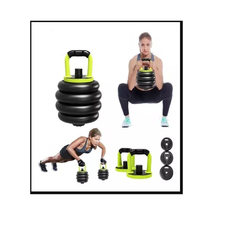 GENERICO - Pesa rusa kettlebell ajustable gym mancuerna