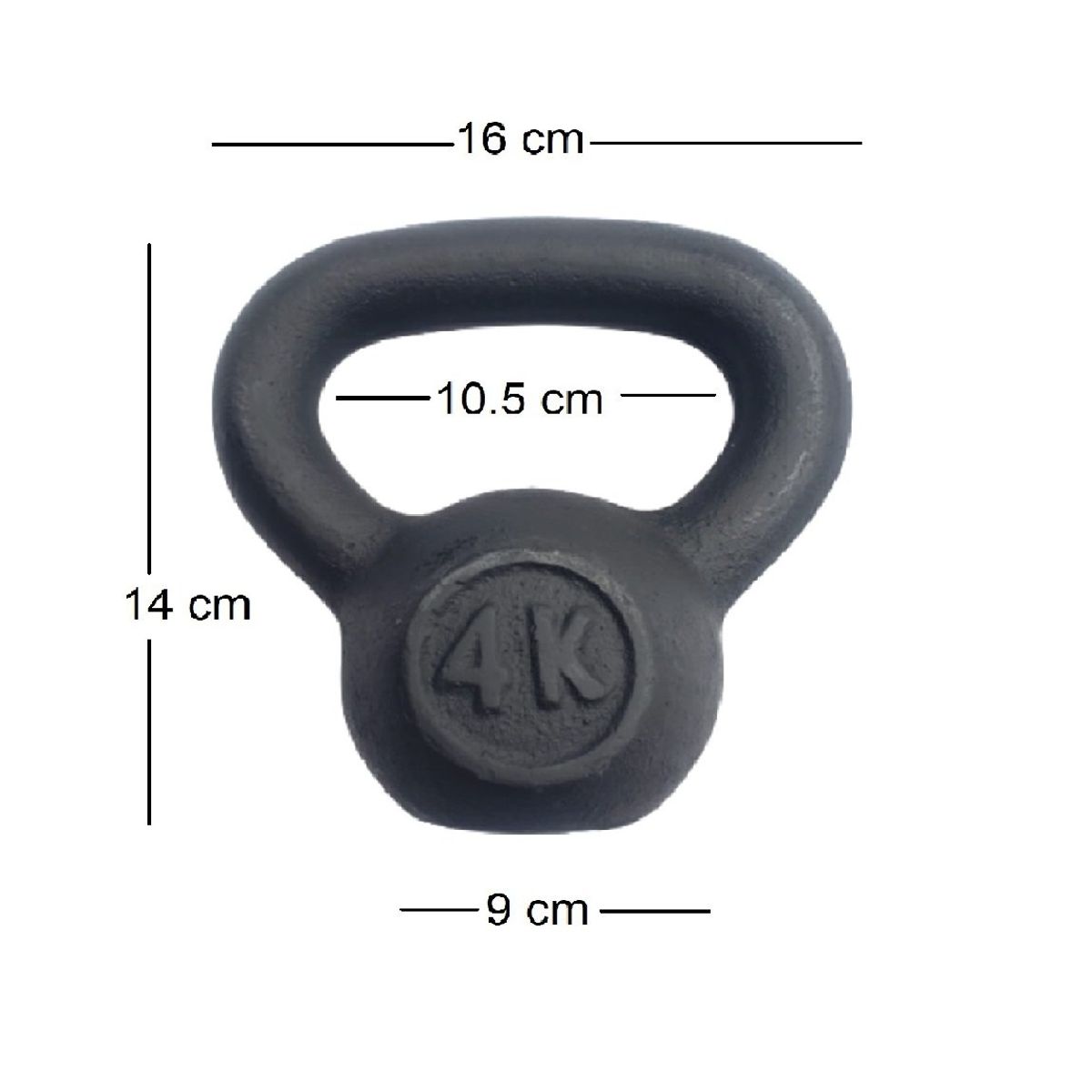 GENERICO - Pesa rusa mancuerna 4 kilos