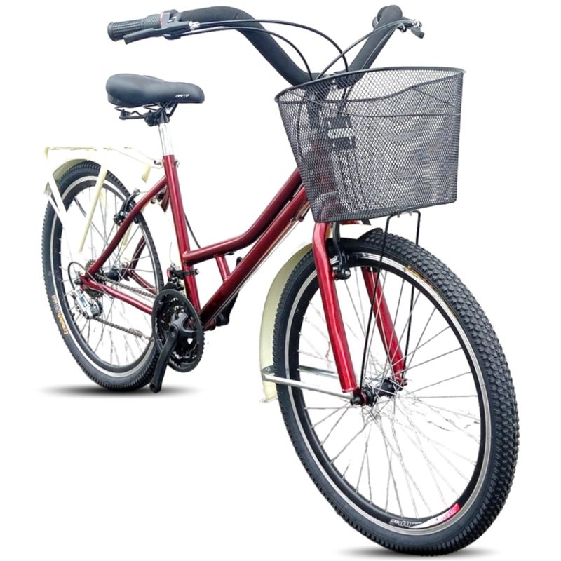 ATILA - Bicicleta playera Rin 26 18 cambios