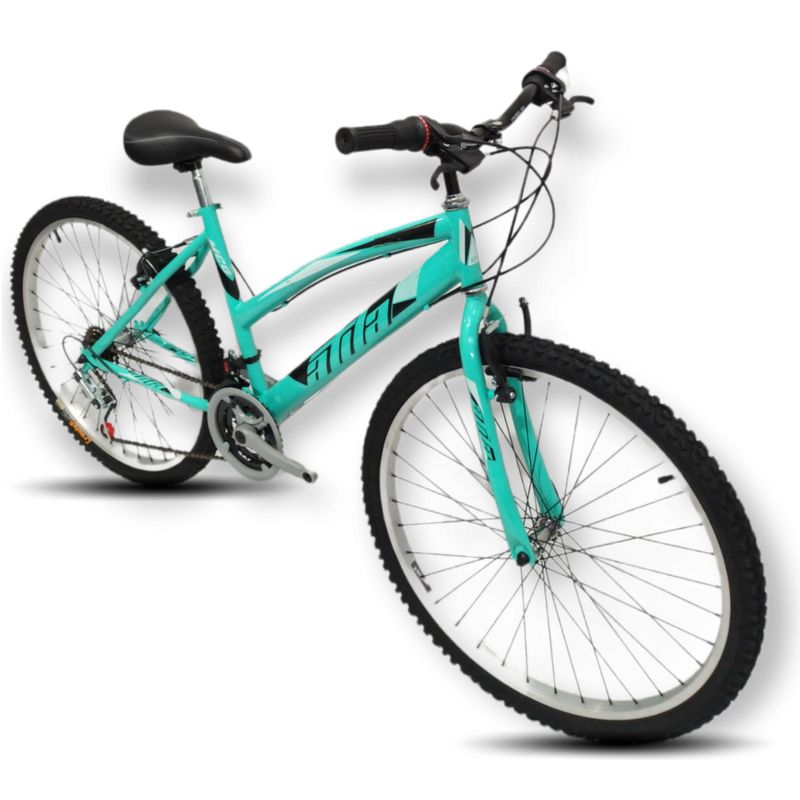 ATILA - Bicicleta todoterreno Mujer 26 Rines en Aluminio 18 Cambios