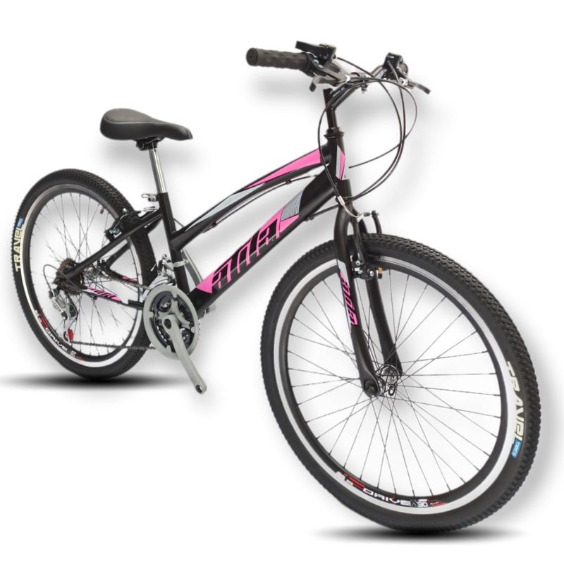 ATILA - Bicicleta Todoterreno Niña 24 Rines en Aluminio 18 Cambios