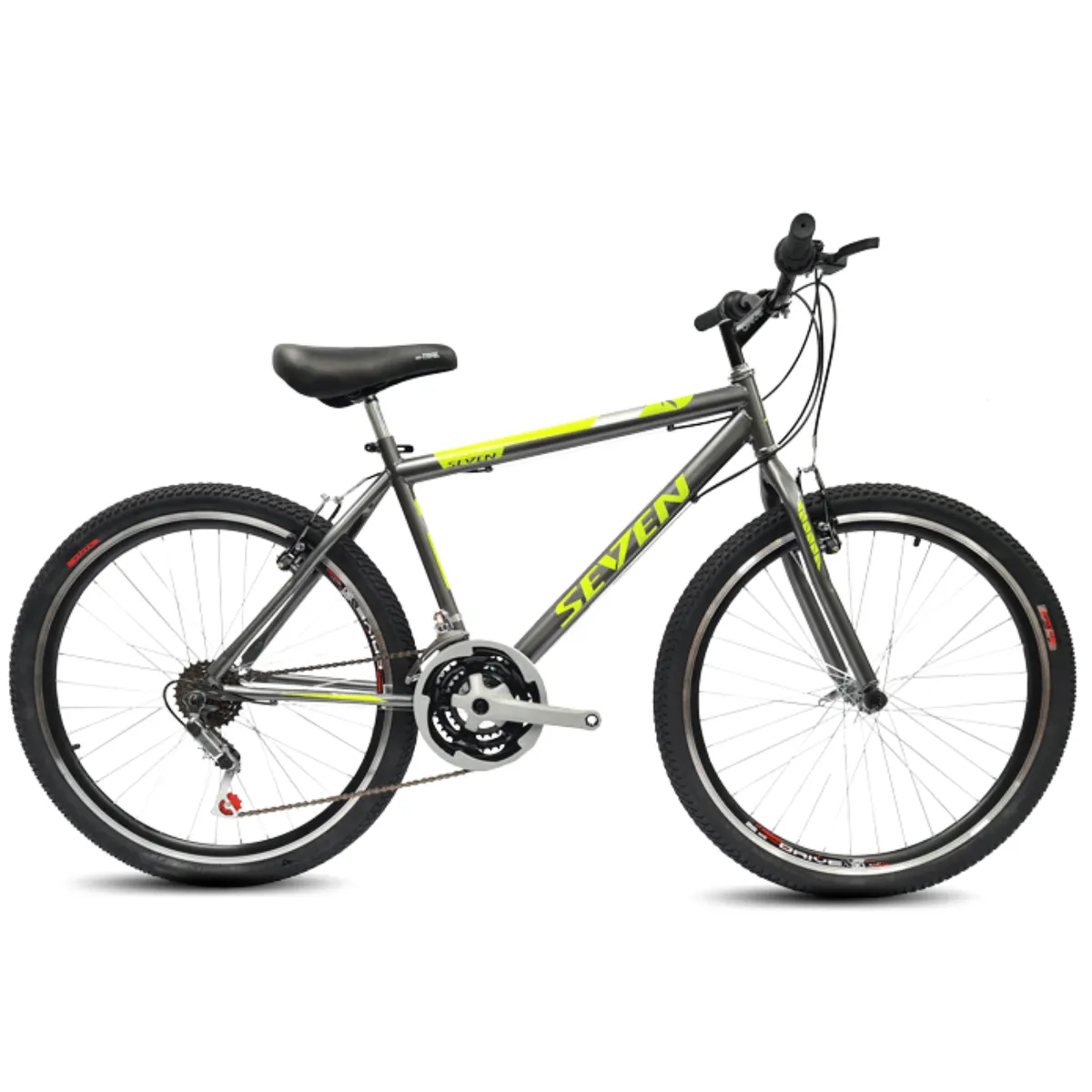 ATILA - Bicicleta Todoterreno 26 Rines en Aluminio 18 Cambios Gris