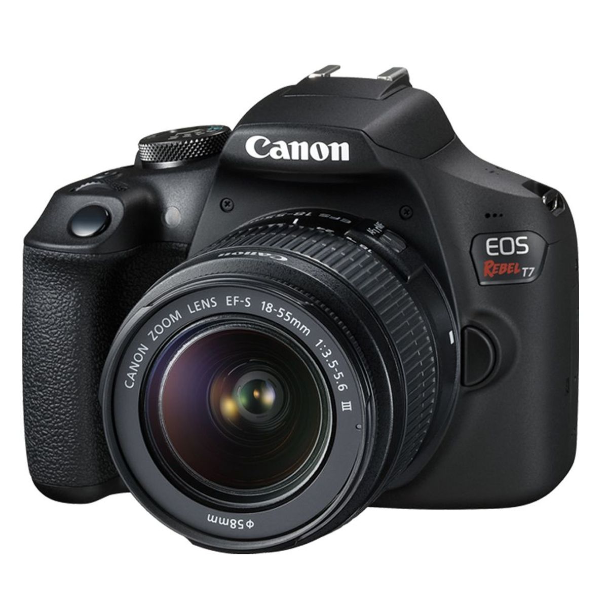 CANON - Camara Canon Eos T7 con Lente 18-55