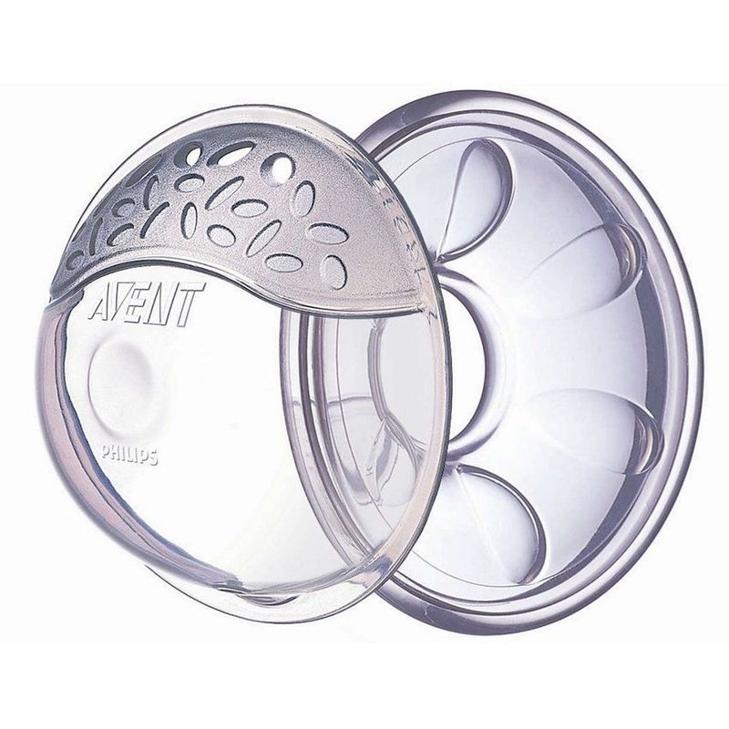 PHILIPS - Conchas recolectoras de leche avent scf157/02 - transparente