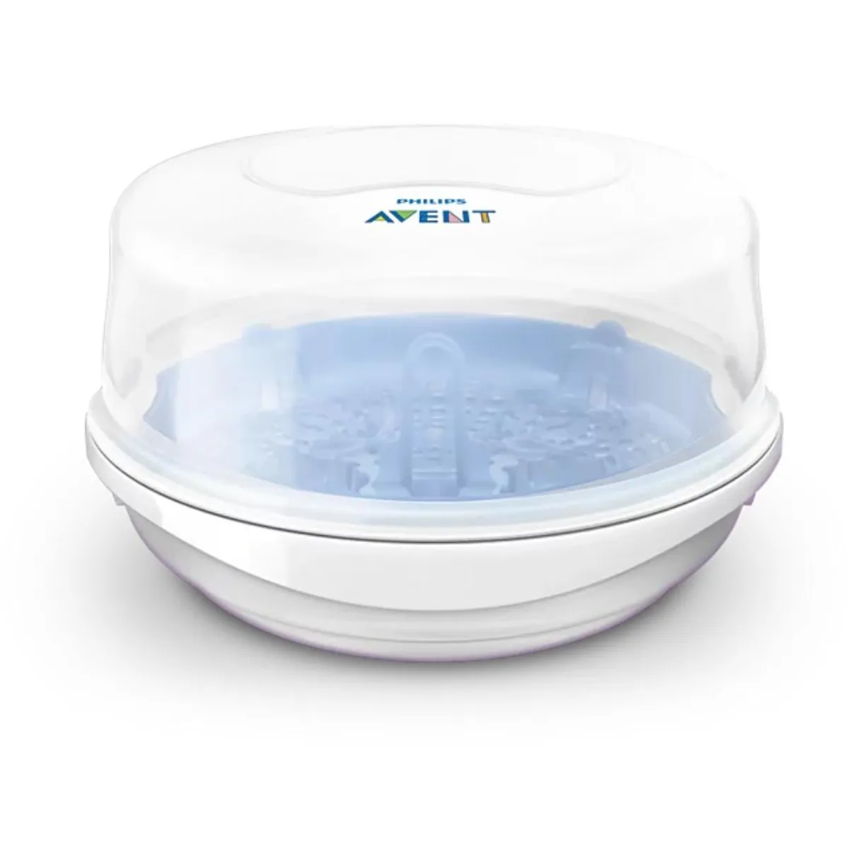 PHILIPS AVENT - Esterilizador A Vapor Para Microondas Sin Bpa Teteros Y Accesorios