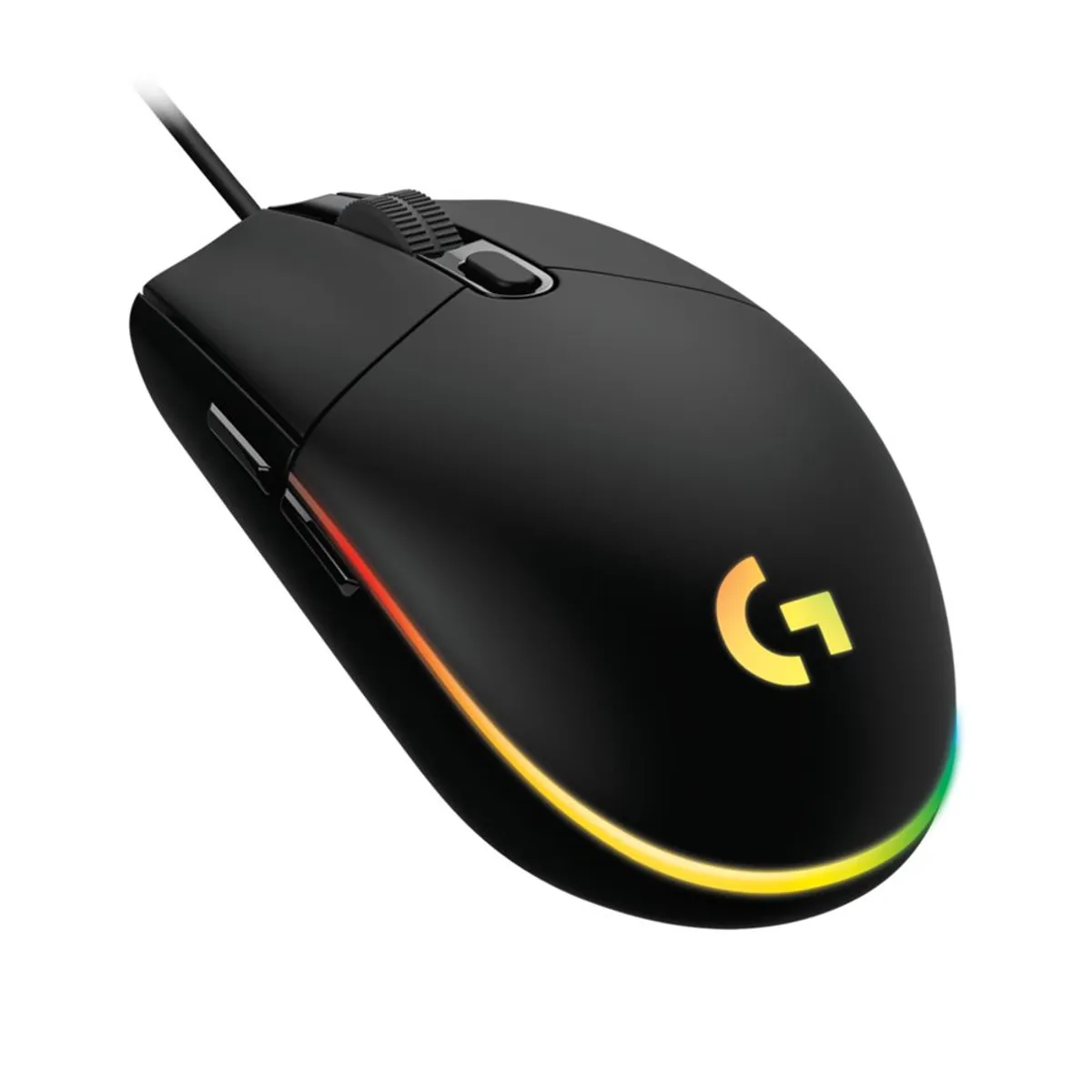 LOGITECH - Mouse Gamer Logitech G203 Lightsync, 6 Botones, 200~8000dpi Negro