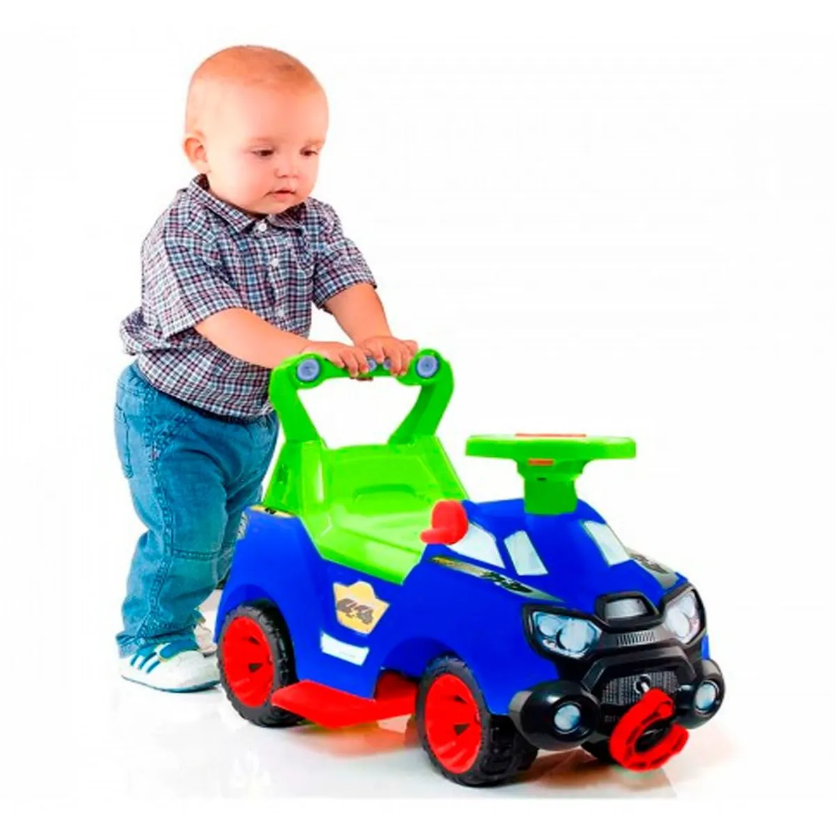 BOY TOYS - Carro Paseador Montable 3 En 1 Niños Bebe