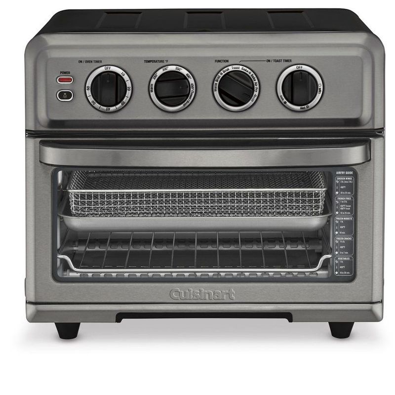 CUISINART - Horno Freidora de Aire con Parrilla Cuisinart TOA-70BKS