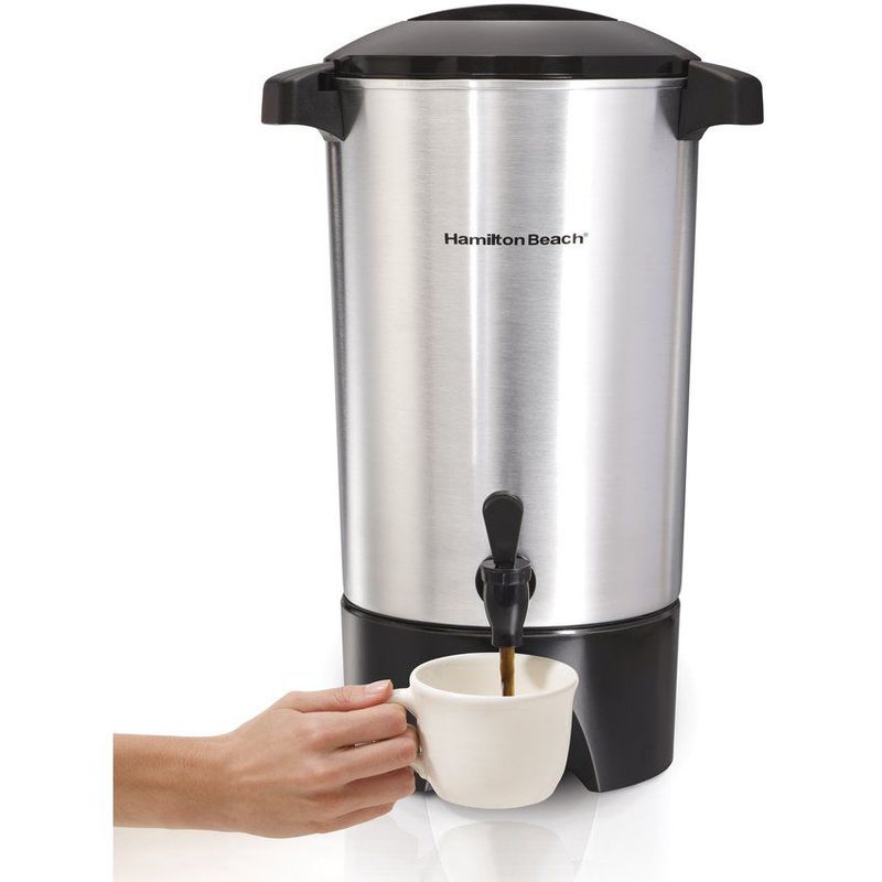 HAMILTON BEACH - Maquina de Cafe de 12 a 42 tazas Hamilton Beach 40515G gris