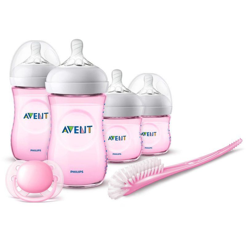 AVENT - Set de inicio para recien nacidos natural 2.0 avent scd301/03 rosado