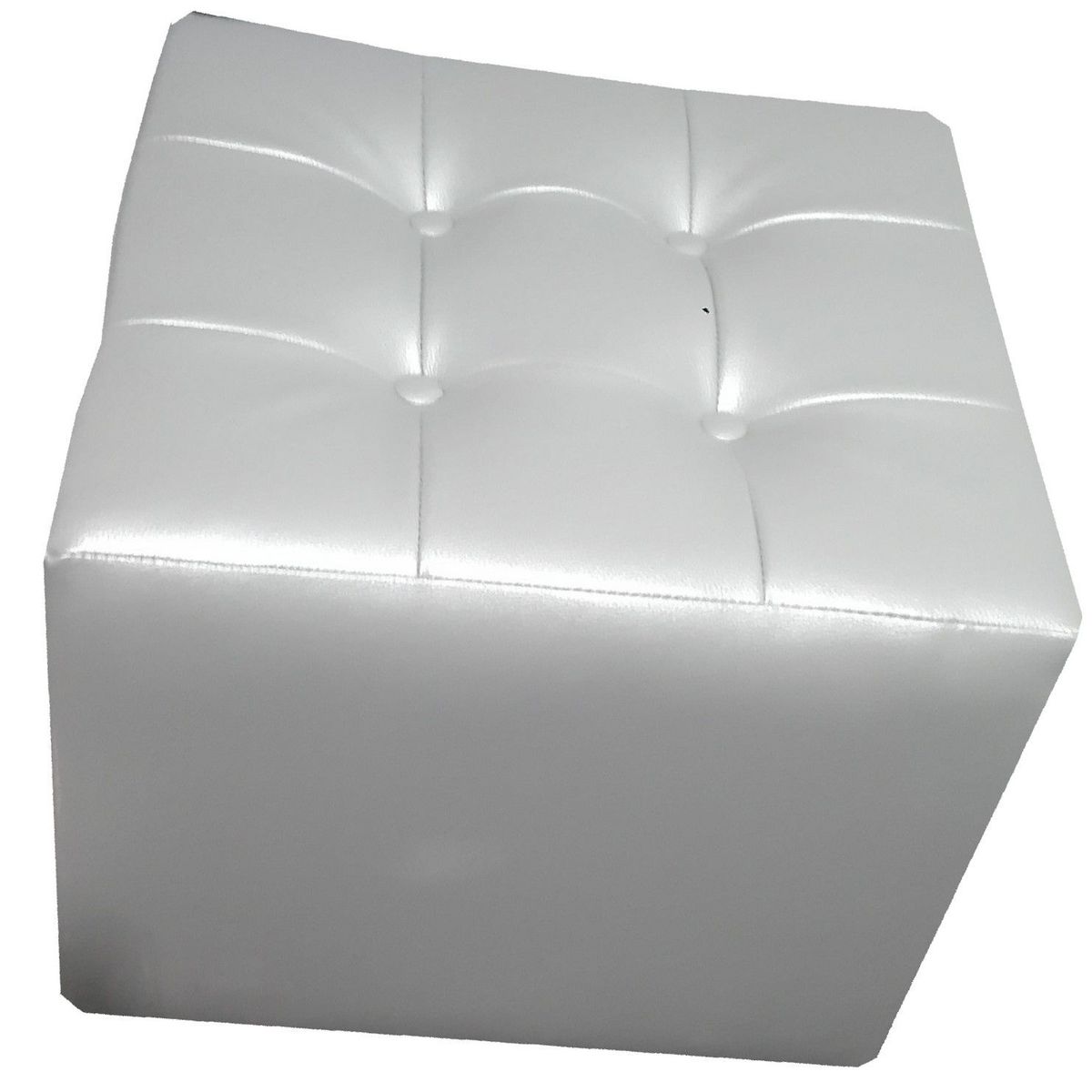 BANZAY - Puff  Individual 40x40 BANZAY  - Plateado