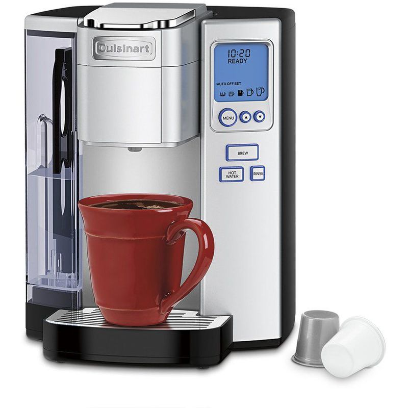 CUISINART - Cafetera de 1 taza en Acero Inoxidable Cuisinart SS-10P1 Gris