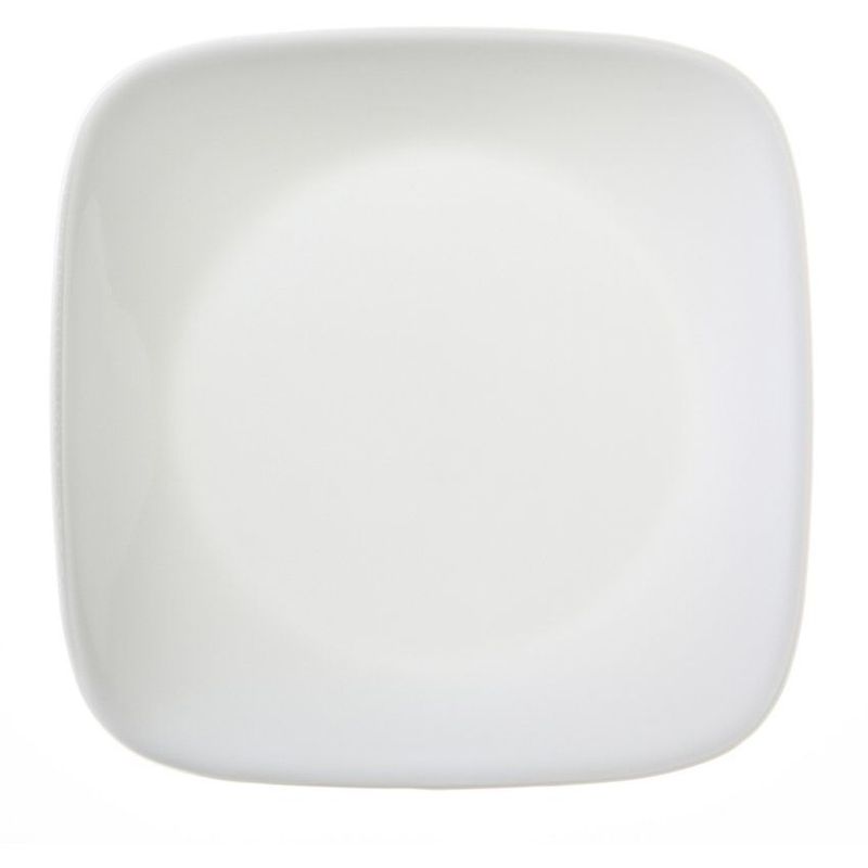 CORELLE - Plato postre 6.5" square pure white corelle 1075553 blanco