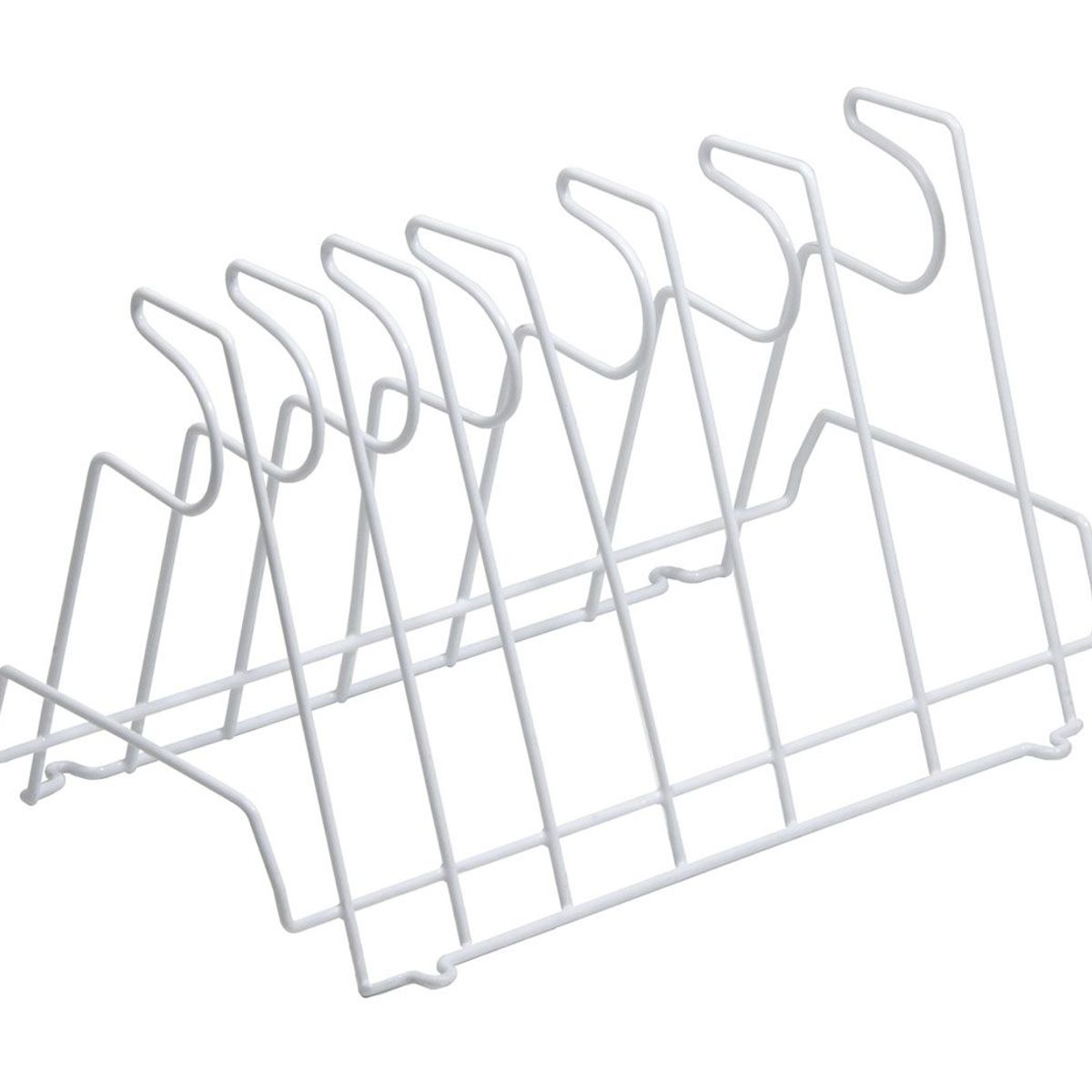 ESSENZA - Organizador de Tapas Blanco con Bloqueo Utensilio de Cocinas Essenza