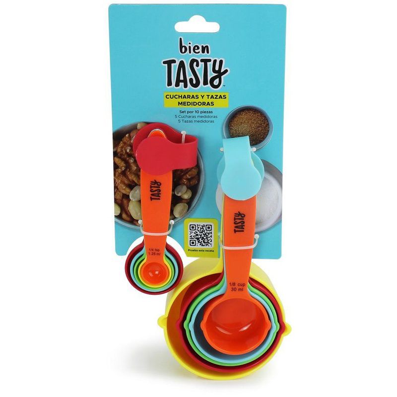 TASTY - Set 10 pz cucharas y tazas medidoras tasty d007ka1059-101475