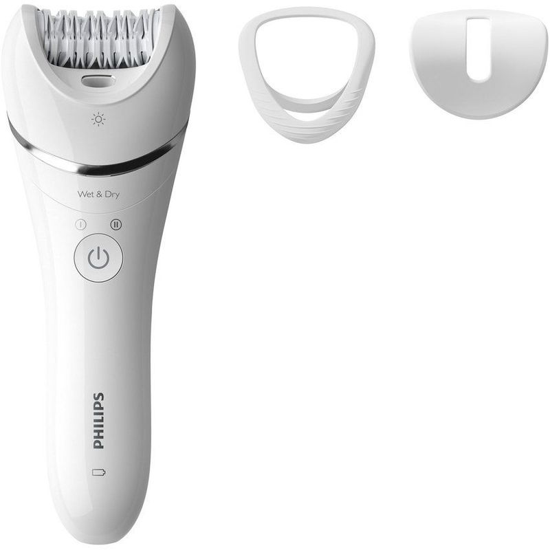 PHILIPS - Depiladora  eléctrica seco y húmedo 3 accesorios philips bre700/00