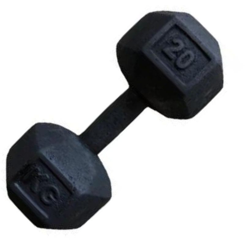 GENERICO - Mancuerna o pesa  en hierro de 20 kg