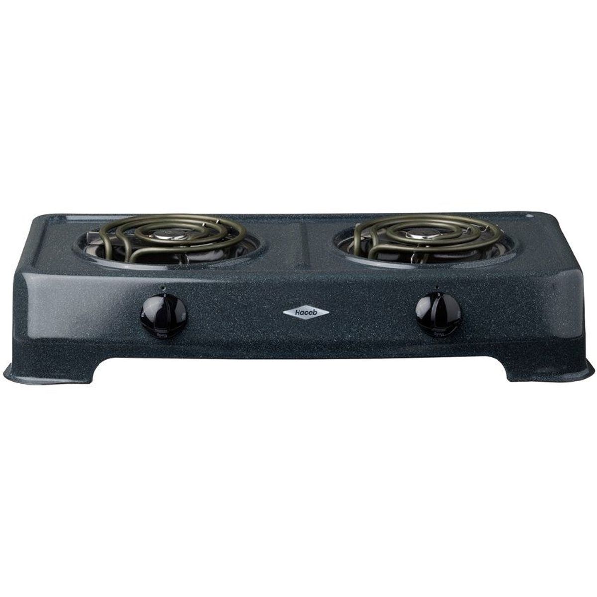 HACEB - Estufa de mesa haceb 2 puestos eléctrica ar-elec-2 gris