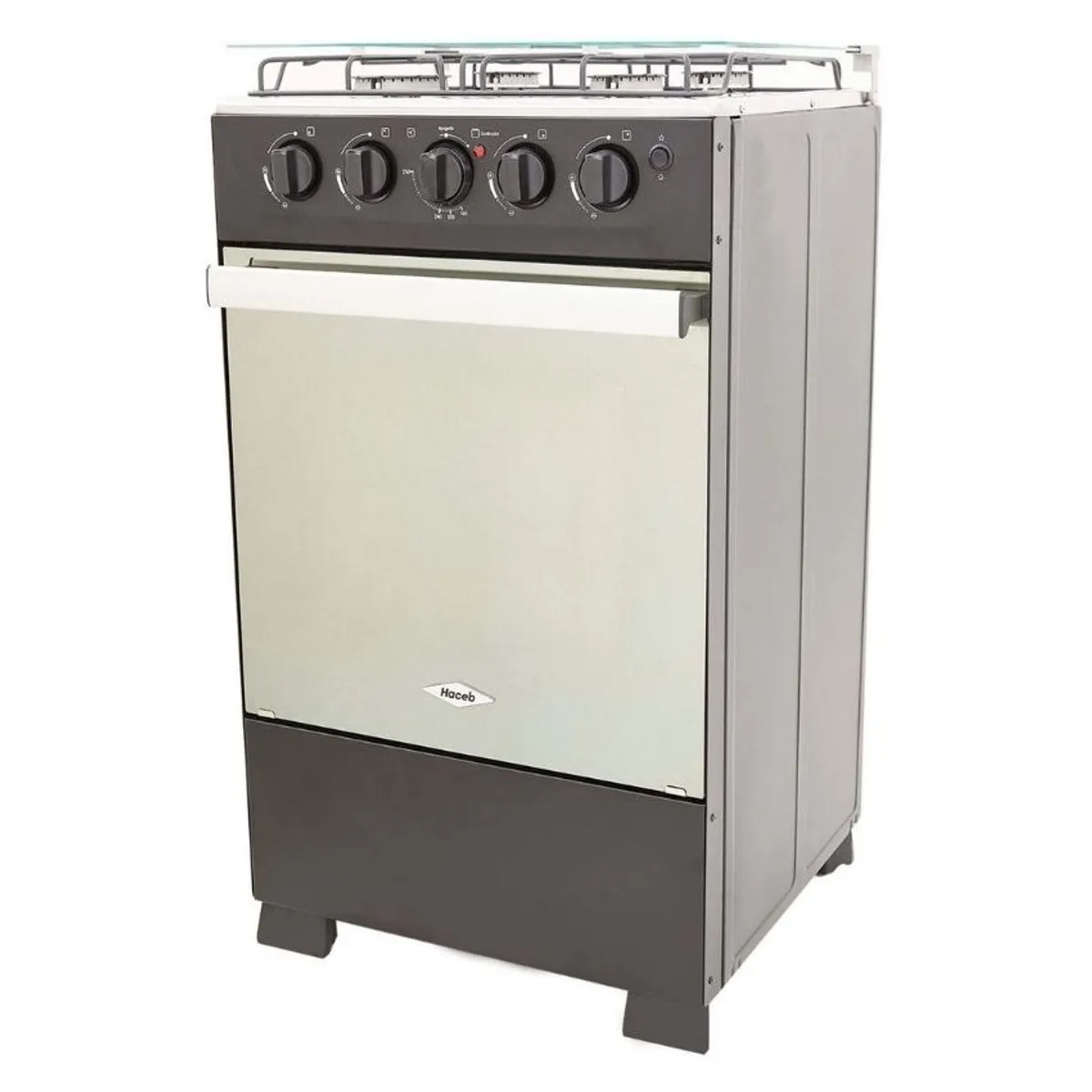 HACEB - Estufa de piso haceb 4 puestos gas natural romero reflex 50-v negro