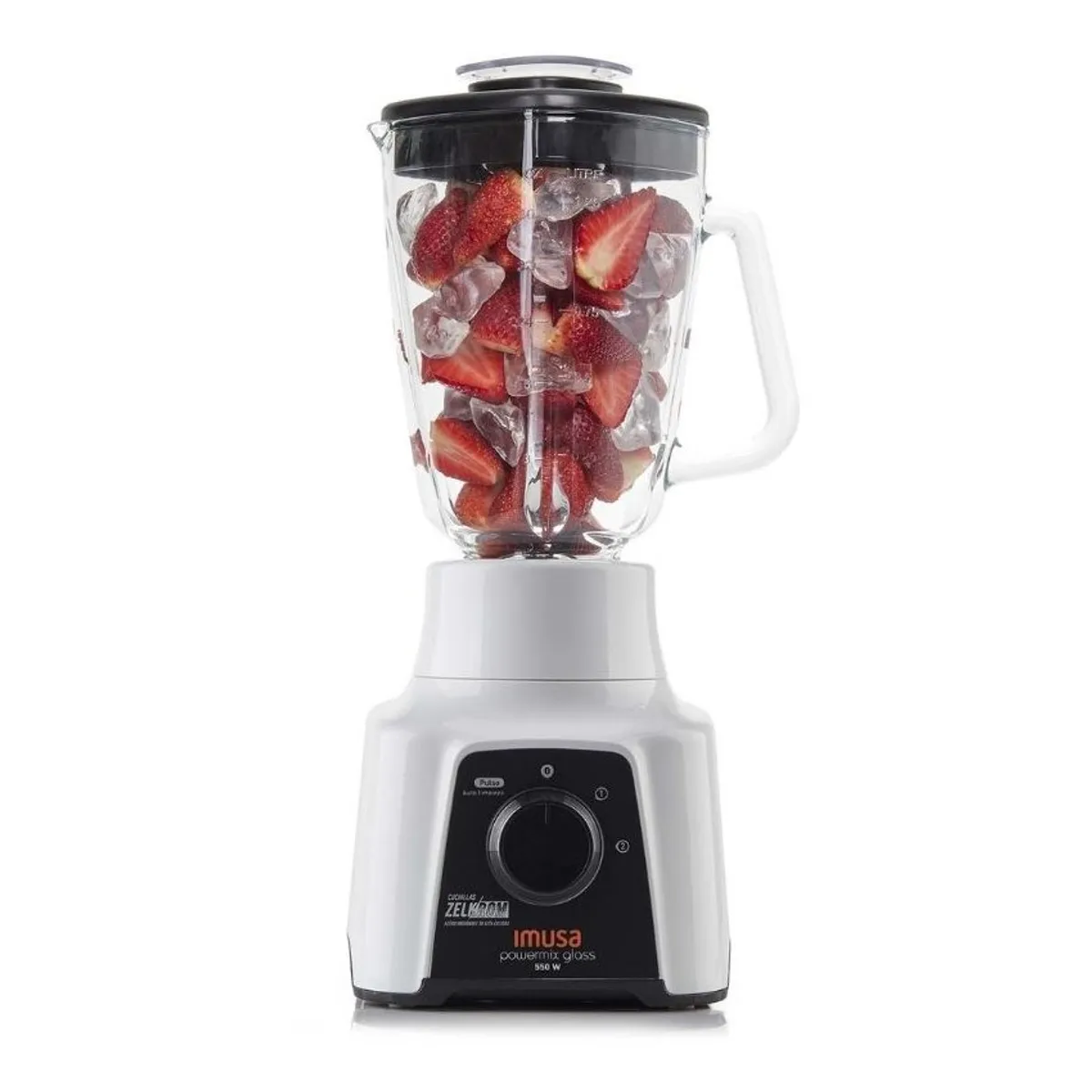 IMUSA - Licuadora imusa powermix glass blanco