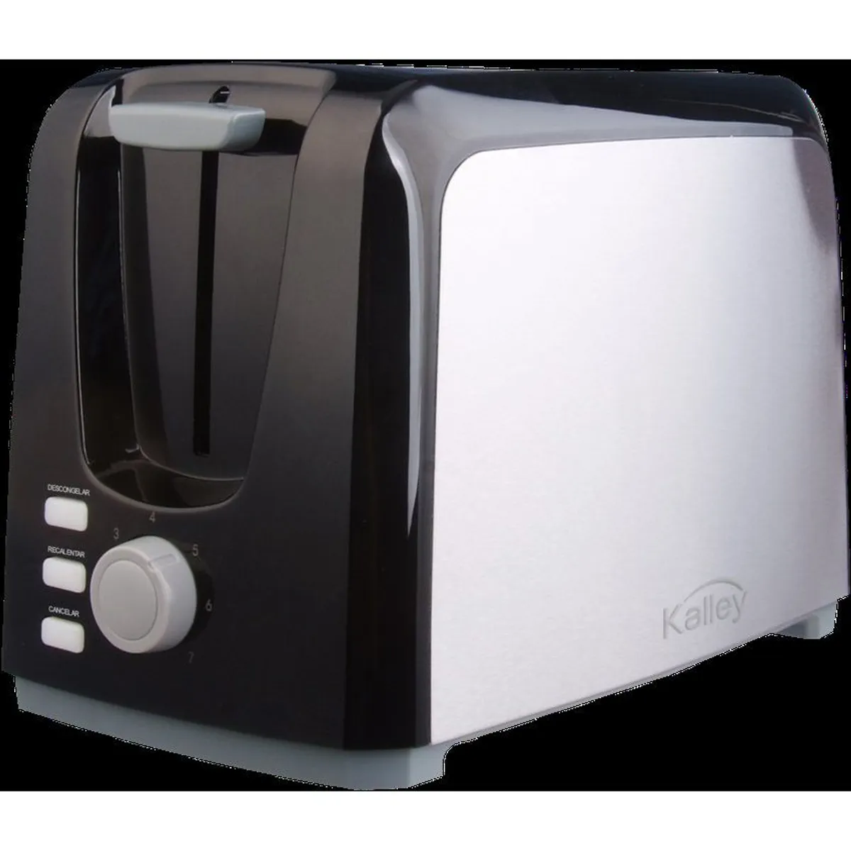 KALLEY - Tostadora de pan kalley k-mtp750ss negro