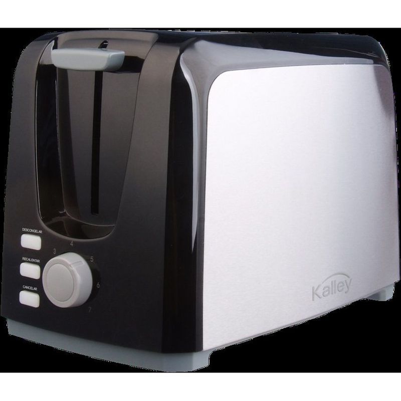 KALLEY - Tostadora de pan kalley k-mtp750ss negro