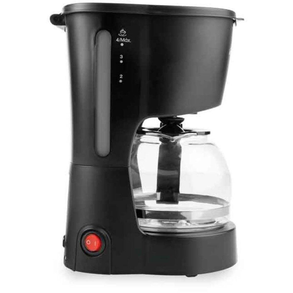 KALLEY - Cafetera kalley 4tazas k-mcm4n negro