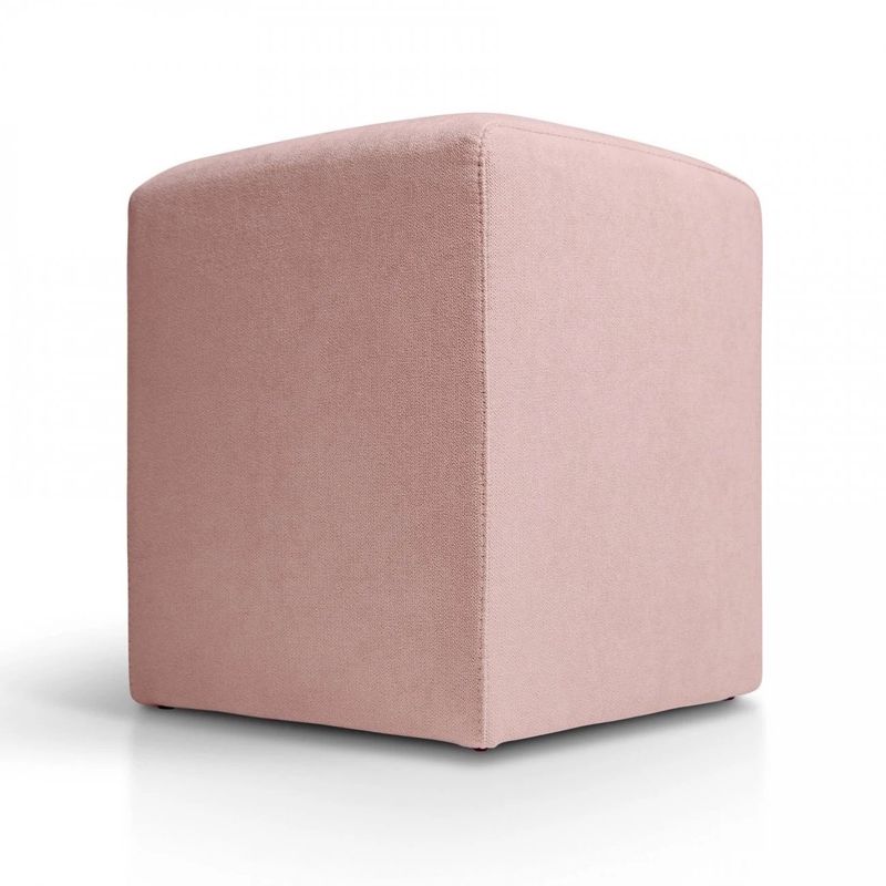 BANZAY - Puff Butaco Auxiliar  Individual - Rosa
