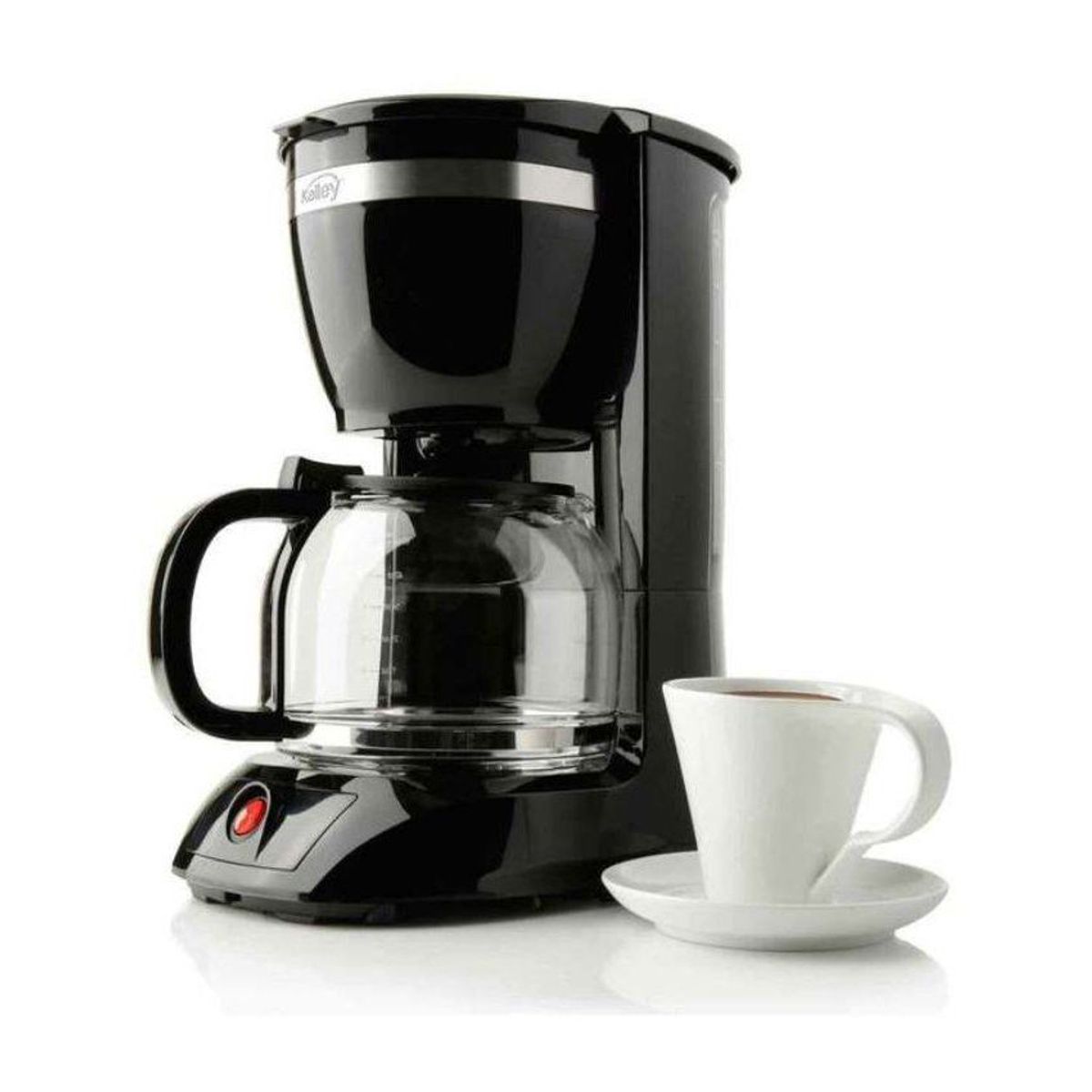 KALLEY - Cafetera kalley 12tazas k-cm500k negro