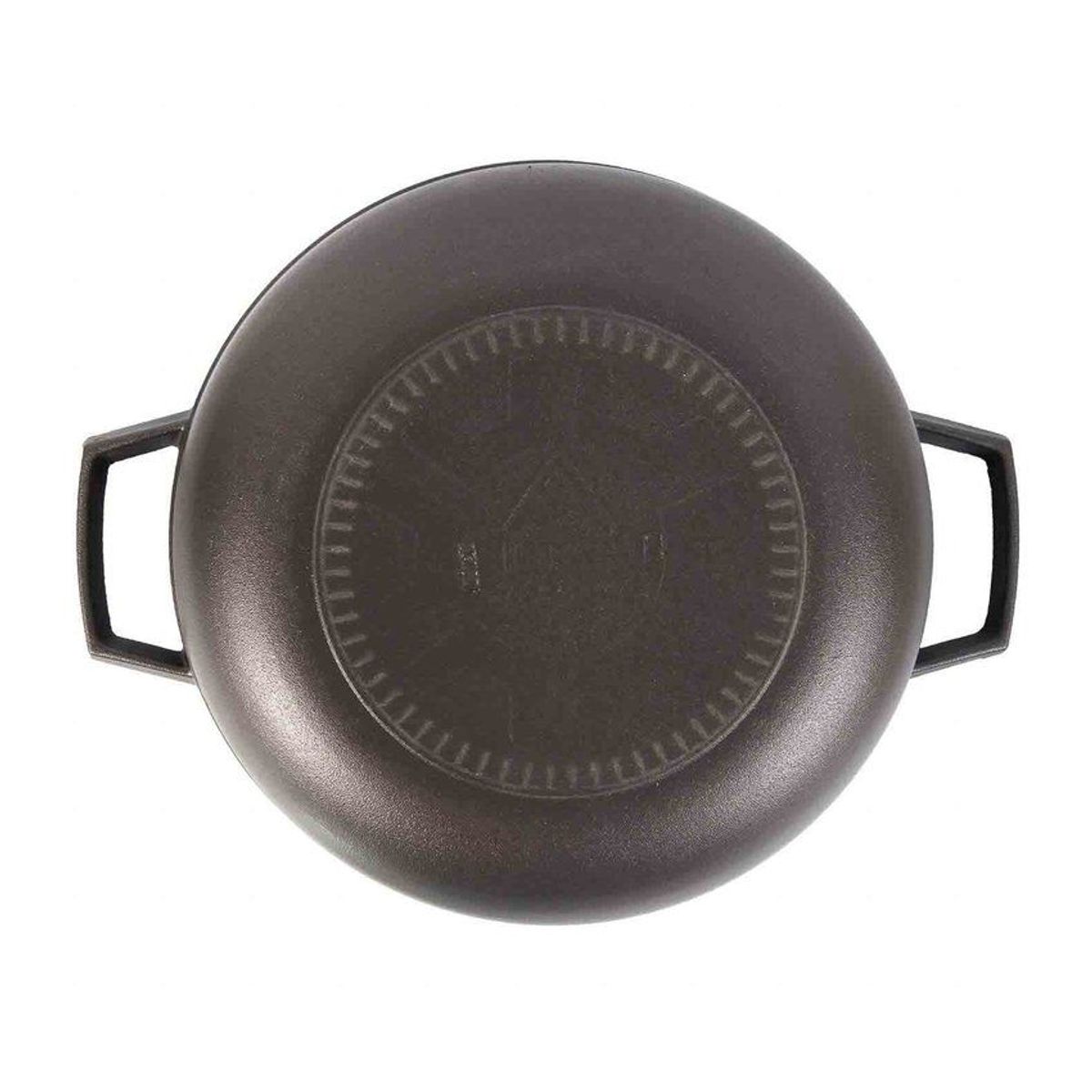 IMUSA - Caldero imusa 30 cm aluminio fundido antiadherente con tapa de vidrio