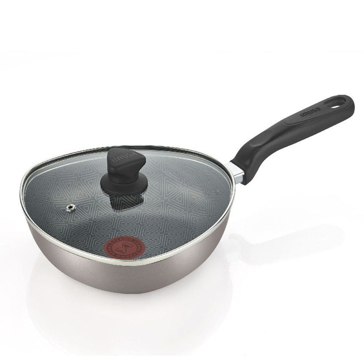 IMUSA - Wok imusa 30cm tapa vidrio talent