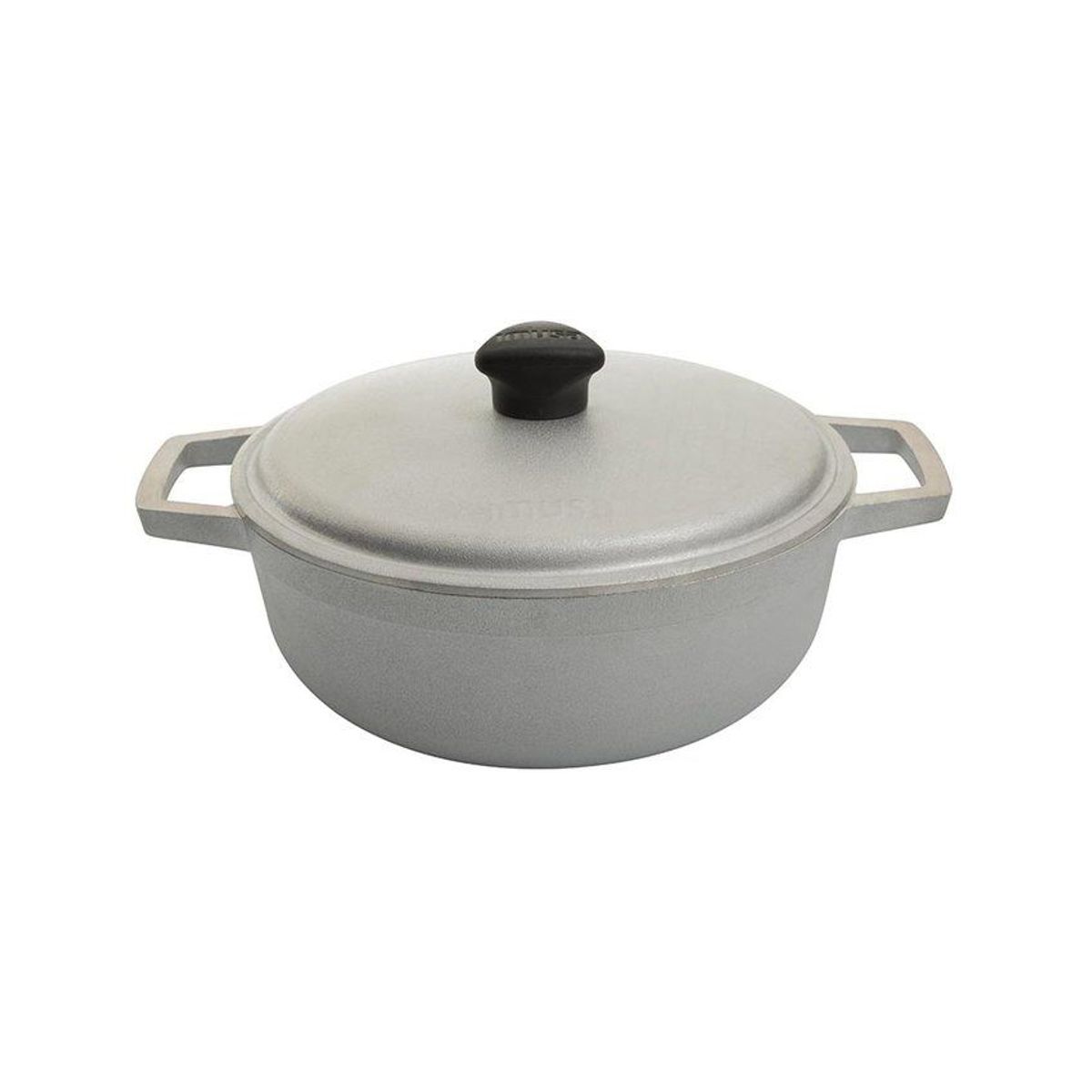 IMUSA - Caldero imusa 24 cm tapa de aluminio fundido