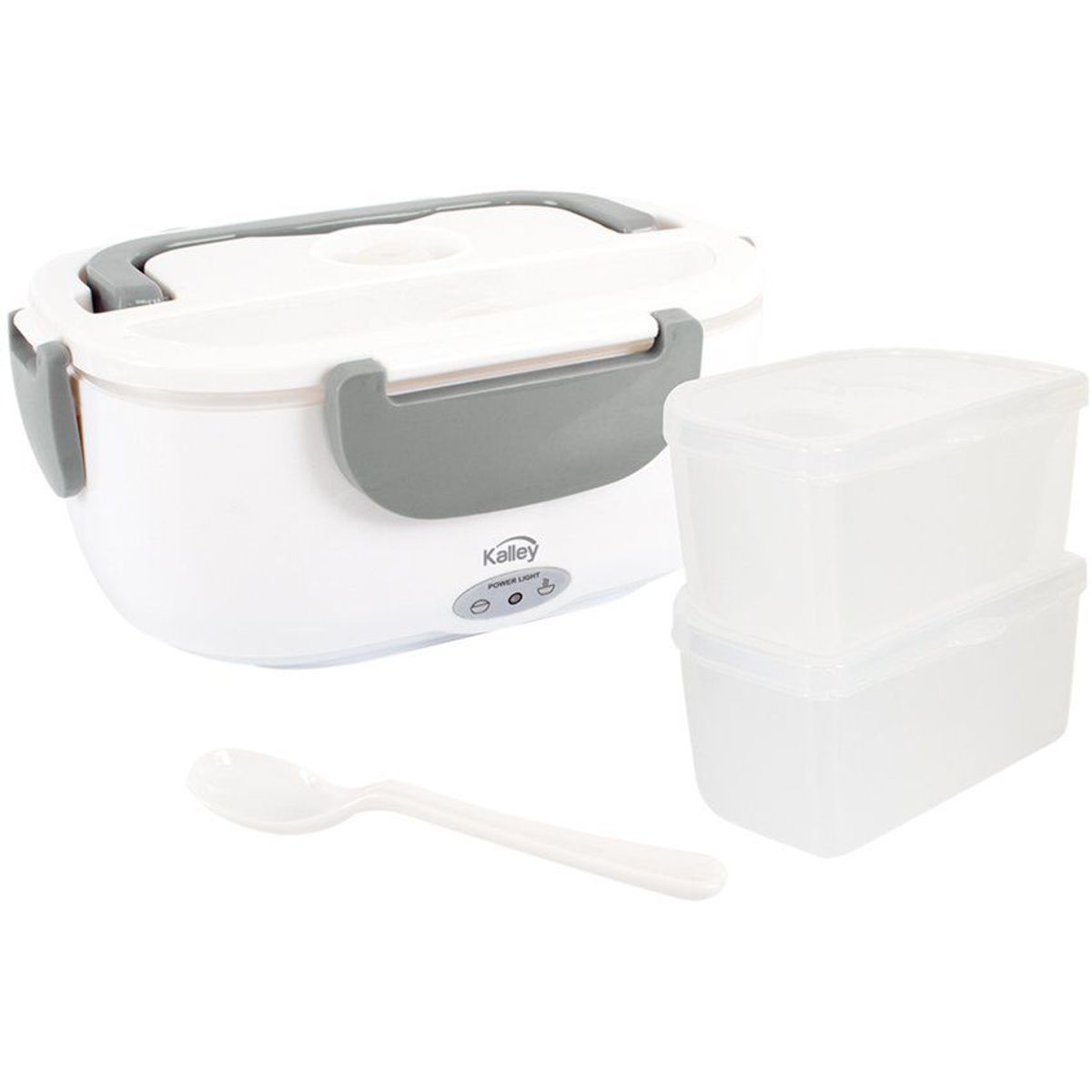 KALLEY - Lonchera eléctrica kalley k-mle60g2 blanco-gris