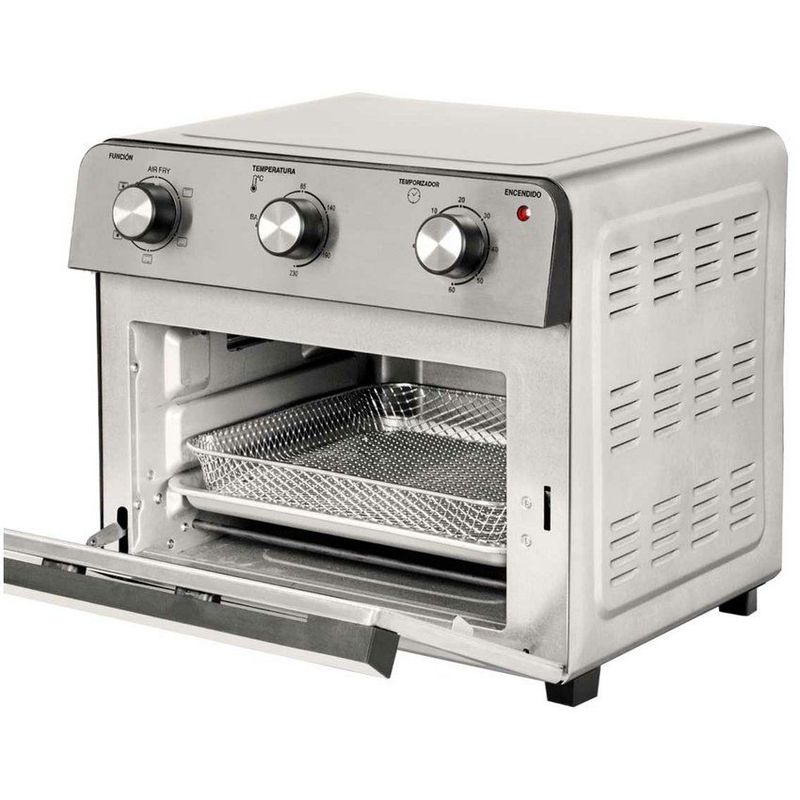 KALLEY - Horno tostador kalley 0,7 k-ha20 + airfryer plateado