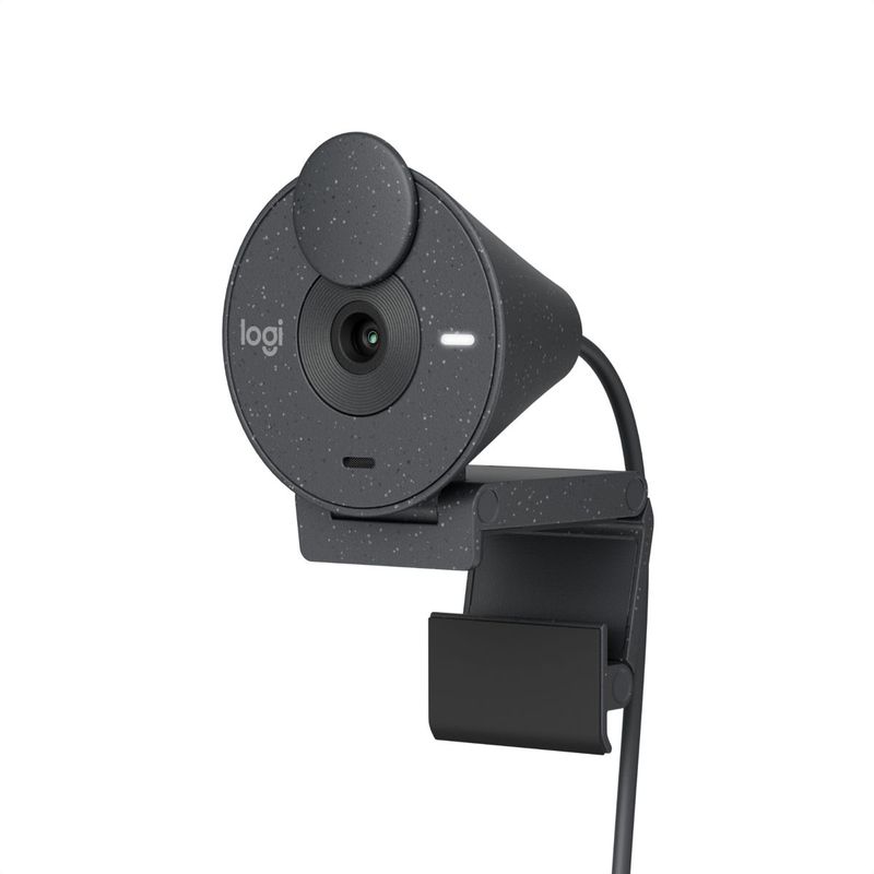 LOGITECH - Webcam Logitech Brio 300 Full Hd 1080p Rightlight 2 Usb-c Negro