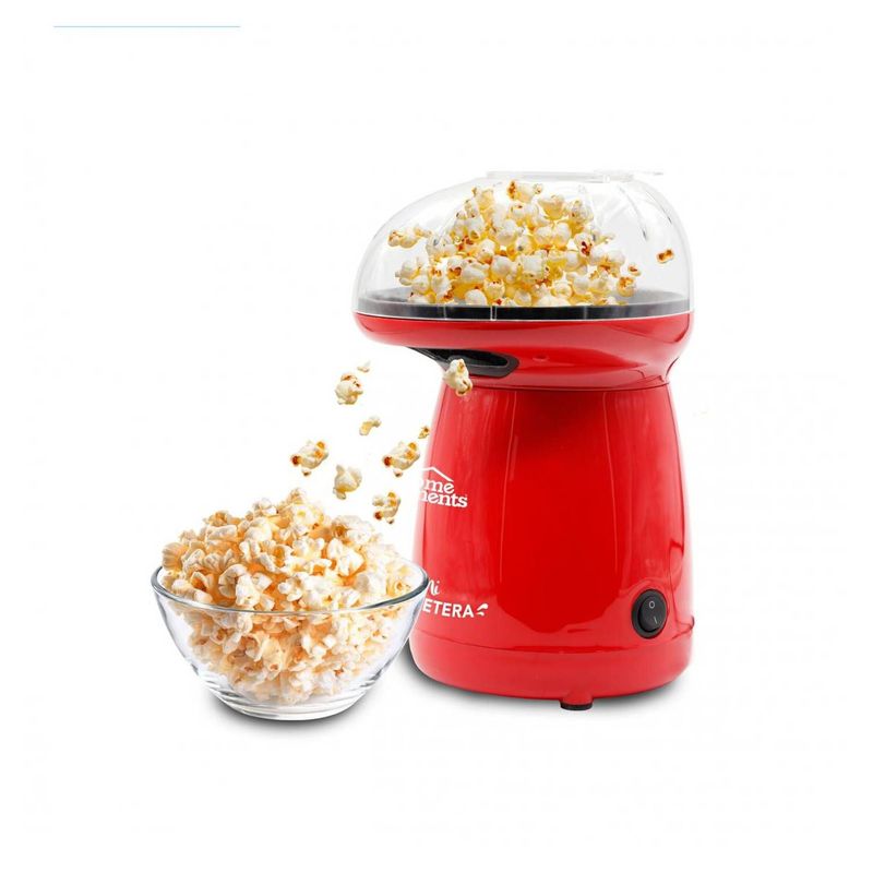 HOME ELEMENTS - Crispetera Roja sin Aceite Home Elements