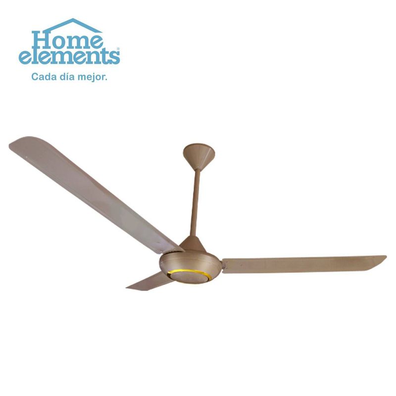 HOME ELEMENTS - Ventilador Techo Bronce 3 Aspas Home Elements