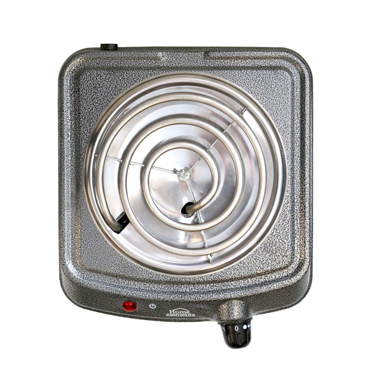 HOME ELEMENTS - Estufa 1P Eléctrica Gris Home Elements