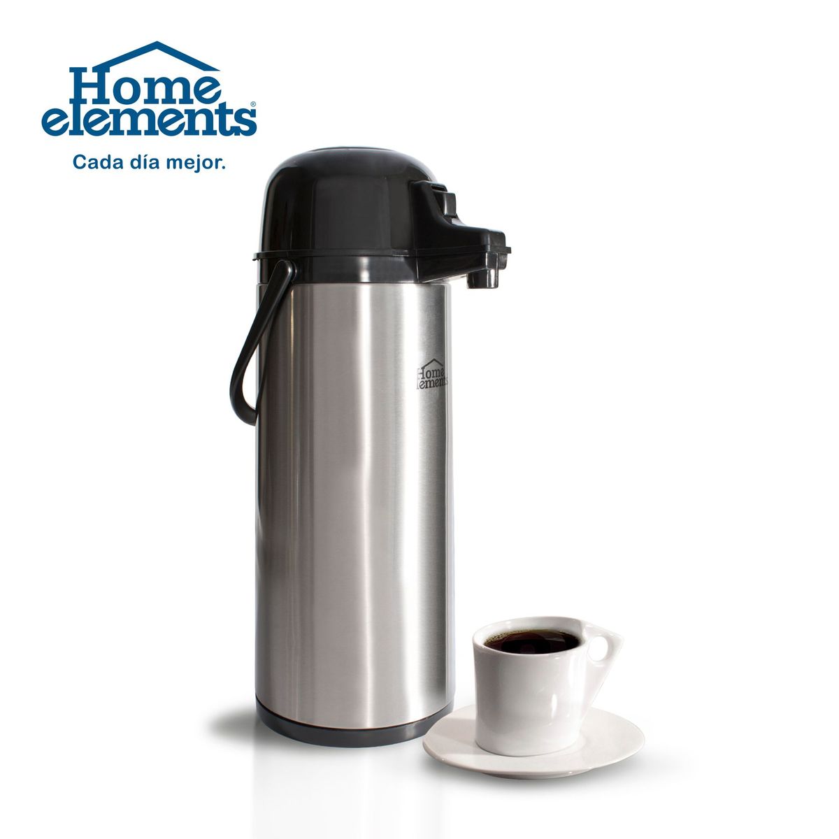 HOME ELEMENTS - Termo Bomba 1,9 Lt Acero Inox Home Elements