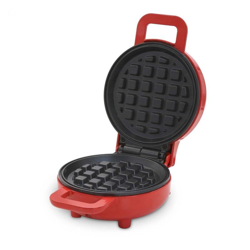 HOME ELEMENTS - Wafflera Roja 12 cm Antiadherente Home Elements