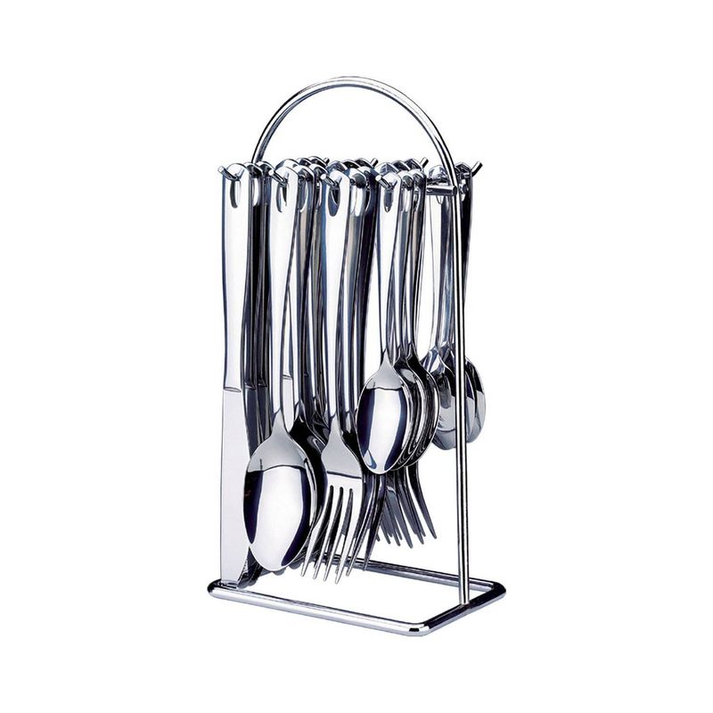 HOME ELEMENTS - Set de Cubiertos x 24pzs Acero Inox Home Elements