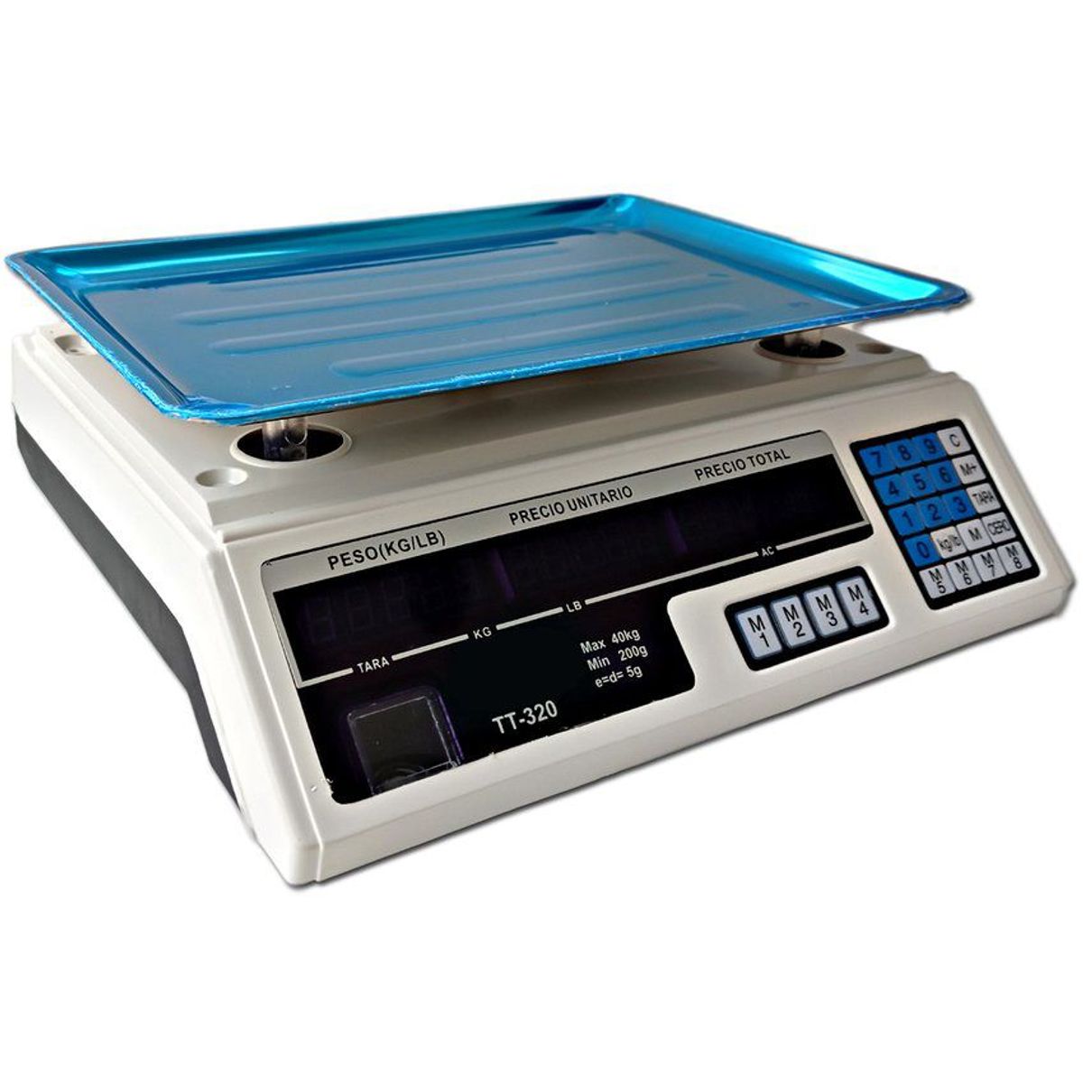 ZHOPI CO - Bascula Electronica Peso Balanza Digital Gramera 40 kg