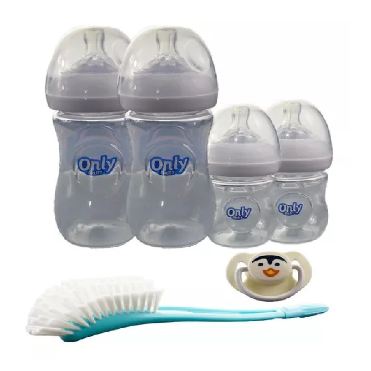 MUNDO BEBE - Kit set de teteros biberones chupos only