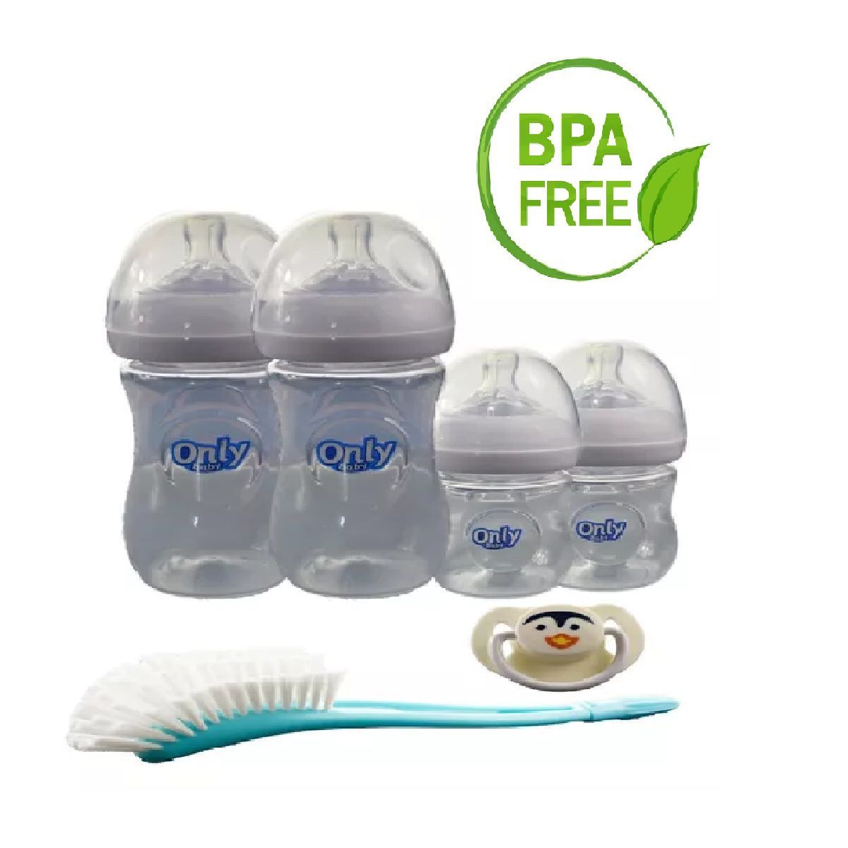 MUNDO BEBE - Kit set de teteros biberones chupos only