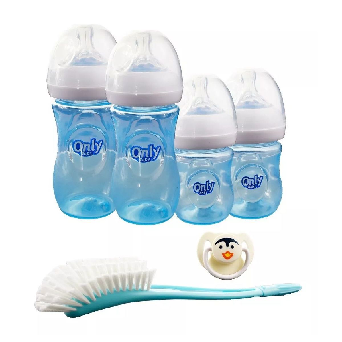 MUNDO BEBE - Kit set de teteros biberones chupos only